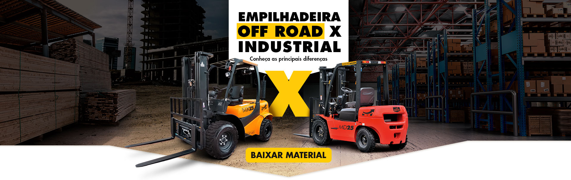 empilhadeira off road x industrial
