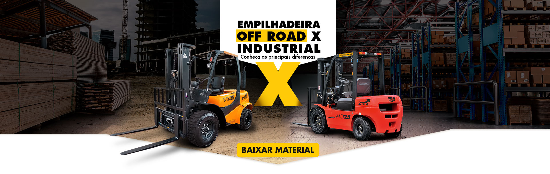 empilhadeira off road x industrial